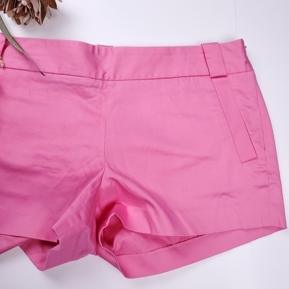 🔴 J. Crew Pink Cotton Side Zip Shorts Sz 10 - Picture 8 of 12